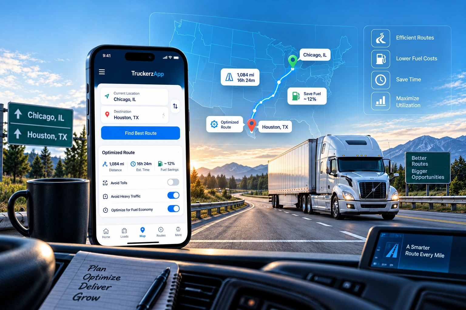 Broker and load communication support platform